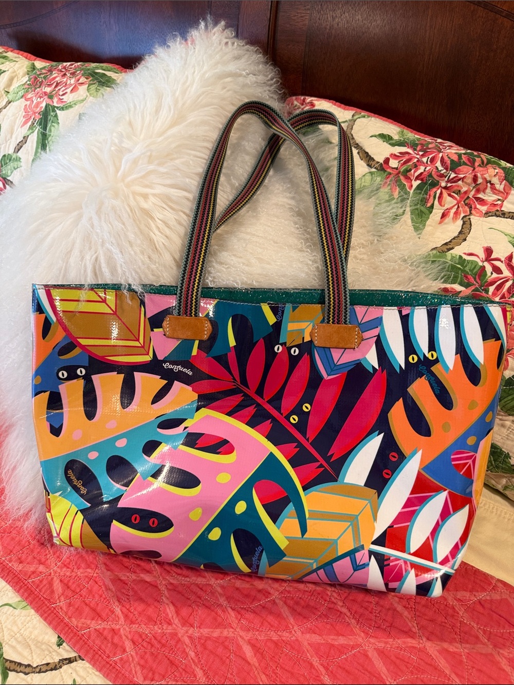 Consuela Maya East West Tote Bag “Retired Pattern”